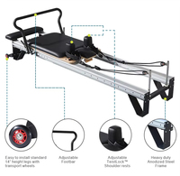 Machine de Pilates Reformer Silaikai en alliage d'aluminium réglable, prix d'usine de gros, pour usage domestique/studio, équipement de fitness et de santé
