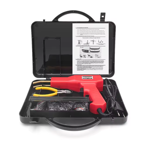 Saldatrice per Plastica Portatile da 50W a Caldo Kit di Strumenti per Saldatura a Pistola con 4 Tipi di 200 Graffette per la Riparazione della Plastica - Product Image 6