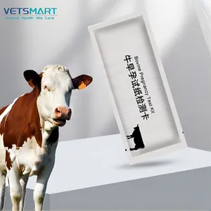 15 dakika sonuçlar veteriner erken gebelik inek HCG gebelik testi kitleri çiftlik hayvanları yetiştiriciliği için hızlı Test