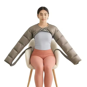 Air Compress Leg Massager System Pressotherapy Machine <b>with</b> Compression Boots for Leg Recovery Adjustable Size Timing <b>Control</b> - Product Image 2