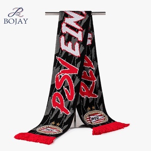 Fabrika doğrudan özel sloganı Logo örgülü perdelik kumaş narin püskül basketbol futbol Fan eşarp Fan kulübü eşarp - Product Image 5