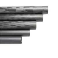 Tube en fibre de carbone enroulé de 8 pouces de qualité aérospatiale, tube composite léger et haute rigidité pour applications structurelles – Vente en gros