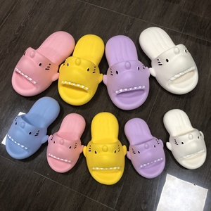 <strong>Shark</strong> Slippers Kids EVA Parent-child Shoes Cartoon Non-slip Soft Soles Creative <strong>Slides</strong> - Product Image 6