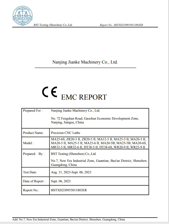 JIANKE MA125 ציר כפול 5 צירים מכונת מחרטת cnc מסוג שוויצרי עם מזין בר מחרטת cnc אזרחי כוכב