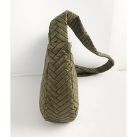 Sac à main en tissu de nylon matelassé à bandoulière pour femmes de mode vintage Sac à bandoulière de grande capacité avec fermeture à glissière Style vestimentaire