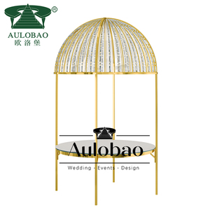 Bộ bàn ăn phòng khách mặt kính thường, khung thép không gỉ hiện đại, 8 ghế, bàn ăn bằng kim loại, bàn tiệc cưới - Product Image 3