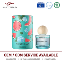 LOVALI HOME Parfum de voiture Pastèque 50ml Désodorisant de luxe pour voiture Diffuseur d'arômes fruités et floraux Parfum frais Vente en gros