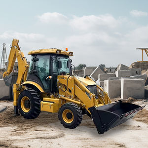 Nouveau modèle diesel mini pelleteuse compacte chargeur 4x4 vente de machine de terrassement - Product Image 2