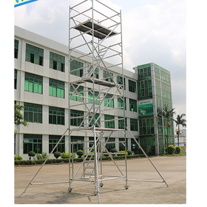 บันไดแบบประกอบสำเร็จรูป น้ำหนักเบา สำหรับงานก่อสร้าง ดีไซน์ทันสมัย ผลิตจากเหล็กชุบสังกะสี ระบบ Layher - Product Image 5