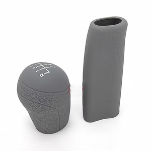 Nuevo estilo, patrón de piel impermeable, cubierta de silicona para <span class=keywords><strong>volante</strong></span> de coche, cubierta de perilla de cambio de marchas para <span class=keywords><strong>Volkswagen</strong></span>, cubierta de freno de mano de 5 marchas - Product Image 5