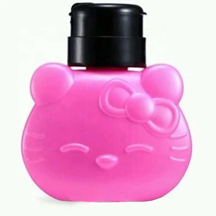 Hello Kitty tırnak pompası dağıtıcı şişe ile birçok renk