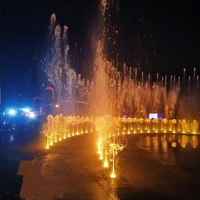 Fuente Musical de Gran Escala Personalizada, de Acero Inoxidable Baishui, Moderna, con Control Programable, para Exteriores, Ecológica, con Función de Baile