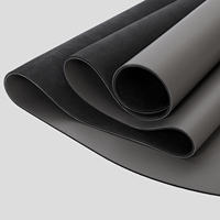 Nouveau tapis de yoga MOWIN en caoutchouc naturel, forme ovale arquée, extra long, personnalisable, avec extrémités rondes en PU