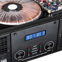 Amplificateur de puissance professionnel 2 canaux TD26 2600W 8 ohms, classe active 4 ohms, métal, subwoofer de scène 18 pouces XLR