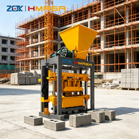 Machine à Briques Électrique QTJ4-40A avec Pompe Hydraulique pour la Production Stabilisée de Blocs de Béton pour la Construction