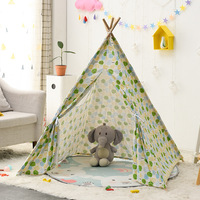Tente de jeu gonflable en coton et lin pour enfants, idéale pour l'intérieur, la photographie parent-enfant et la décoration