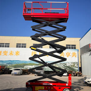 رافعة مقصية كهربائية مدمجة بدون انبعاثات، ذاتية الدفع، تتسع لشخصين، مخصصة للبناء - Product Image 4