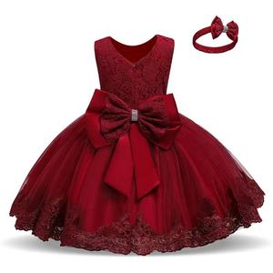 Ropa para niña, vestido <span class=keywords><strong>de</strong></span> baile, vestido <span class=keywords><strong>de</strong></span> princesa, fiesta <span class=keywords><strong>de</strong></span> bautismo <span class=keywords><strong>de</strong></span> cumpleaños Formal infantil, vestidos <span class=keywords><strong>de</strong></span> flores para niña con lazo grande - Product Image 3