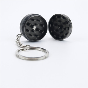 Llavero Personalizable de Aleación de Zinc con Molinillo para Tabaco y Accesorios para Fumar - Product Image 1