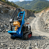 Mini-foreuse hydraulique DTH compacte pour trous de dynamitage, machine de forage de roche pour l'exploitation en carrière et en mine ouverte