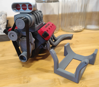 Modèle de turbocompresseur Hemi 426 imprimé en 3D, simulation d'impression 3D, impression PLA, personnalisable, achat en gros, haute précision