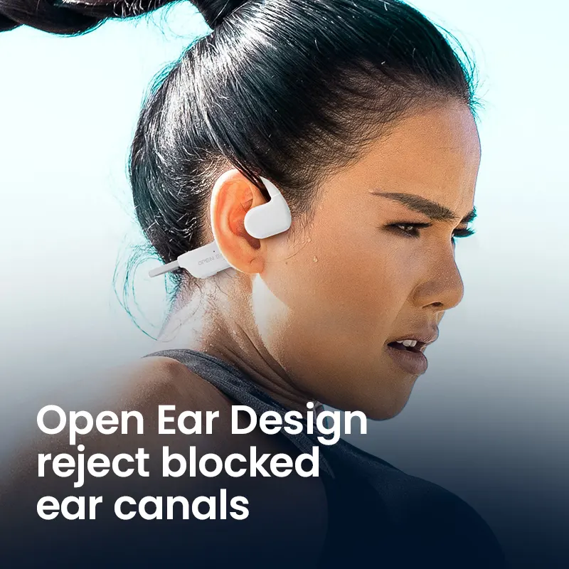 Alova kablosuz kulaklık Ipx5 spor kulaklık açık kulaklıklar Bluetooth 5.2