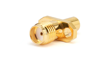 Adaptador coaxial RF SMP macho a conector hembra SMA para aplicaciones RF