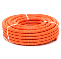 Résistant Aux Uv Solaire Noir hdpe Imperméable Flexible Fendu Ondulé Tuyau de Conduit