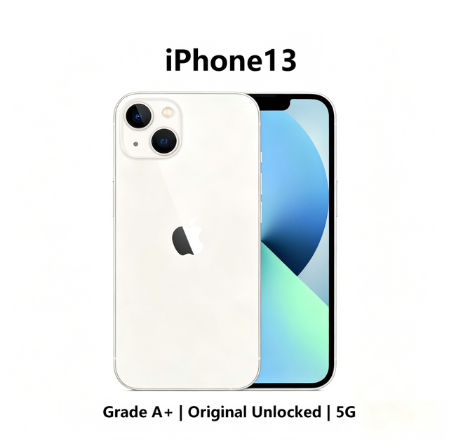 Unlocked iPhone 13 5G Used Original Phone Full Tested 128GB 256GB Wholesale Supplier
