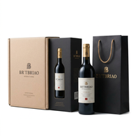 Boîtes cadeaux en carton imprimées sur mesure avec fermeture magnétique, emballage rigide en papier kraft de luxe pour vin, whisky, spiritueux