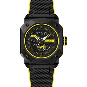 นาฬิกาข้อมือผู้ชายสไตล์ G แบบกันกระแทก ขายส่งจากโรงงาน นาฬิกาอนาล็อกแบบสองเวลา ดิจิตอล สำหรับเล่นกีฬา กันน้ำ - Product Image 4