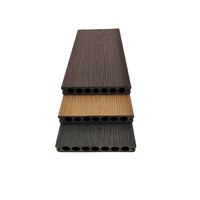 WPC de tailles personnalisées Produit de grain de bois WPC les mieux notés Terrasse en bois composite pour endroit extérieur