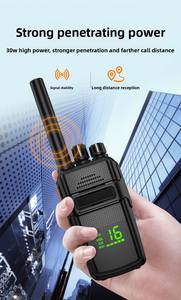 วิทยุสื่อสารแบบชาร์จไฟได้กำลังสูง 30 วัตต์ พร้อมแบตเตอรี่ 12800mAh และโหมดสแตนด์บาย 7 วัน สำหรับ<span class=keywords><strong>การ</strong></span><span class=keywords><strong>สื่อสาร</strong></span>ในไซต์ก่อสร้าง - Product Image 3