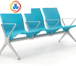 Silla de Espera de Acero Reforzado de 234 Plazas, Banco Público de 3 Plazas, Asientos para Áreas Públicas, para Hoteles y Aeropuertos - Product Image 6