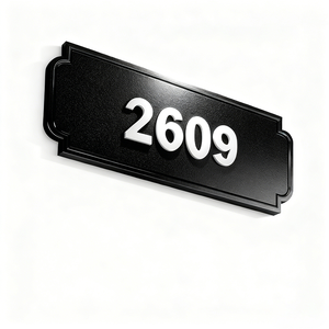 EZD Customized LED Door Sign ADA Hotel Room <strong>Number</strong> Durable Acrylic Door <strong>Number</strong> Signs For Hotel Room And Apartment Wayfinding - Product Image 6