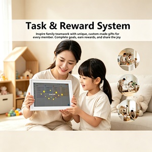 <span class=keywords><strong>Calendario</strong></span> Digital de Pared de 15.6 Pulgadas con Pantalla LCD, Planificador Familiar con Aplicación para Marco de Fotos y Sincronización con <span class=keywords><strong>Google</strong></span> Calendar - Product Image 4