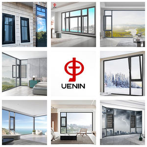 Fenêtres OEM modernes et minimalistes en aluminium, cadre mince, <span class=keywords><strong>double</strong></span> <span class=keywords><strong>vitrage</strong></span>, insonorisées pour bâtiment de grande hauteur, style ouvert et pivotant - Product Image 3