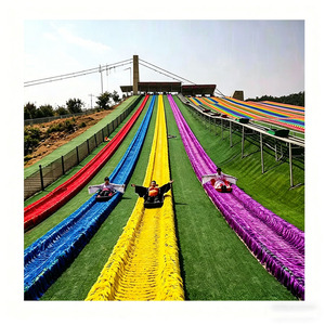 Piste de ski sèche commerciale arc-<span class=keywords><strong>en</strong></span>-ciel pour centres de loisirs <span class=keywords><strong>en</strong></span> plein <span class=keywords><strong>air</strong></span>, terrains de camping et projets d'événements saisonniers - Product Image 3