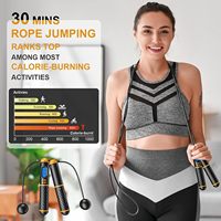 Corde à sauter sans fil de haute qualité corde à sauter numérique cordes à sauter sans fil réglables pour le fitness enfants adultes
