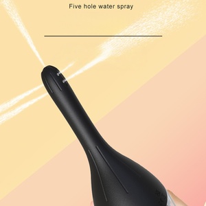 Pulitore Elettrico Segreto a Cinque Fori per Irrigazione Anale, Spruzzatore Morbido Pieghevole in Silicone 100% Impermeabile per Sesso Anale Privato - Product Image 5