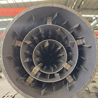 Secador de tres rotaciones de alta eficiencia, engranaje PLC, varias capacidades para secar arena de sílice, arena de Río, motor de arena fabricado