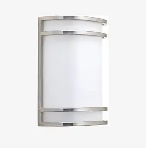 ETL Energy Star certification outdoor down led light LED Wall Sconce Suitable for Wet Locations Satin Nickel Finish