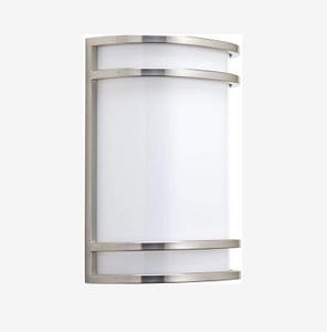 ETL chứng nhận 3cct ngoài trời xuống dẫn ánh sáng dẫn tường sconce thích hợp cho các địa điểm ẩm ướt satin Nickel kết thúc - Product Image 1