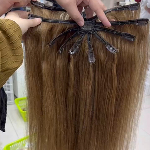 Extensiones <span class=keywords><strong>de</strong></span> Cabello con Clip Tipo Araña <span class=keywords><strong>de</strong></span> Calidad Premium, Cabello Humano Virgen Remy con Cutícula Alineada, Extensiones <span class=keywords><strong>de</strong></span> Cabello con Clip Tipo <span class=keywords><strong>Pulpo</strong></span>, Gran Venta 2026 - Product Image 2