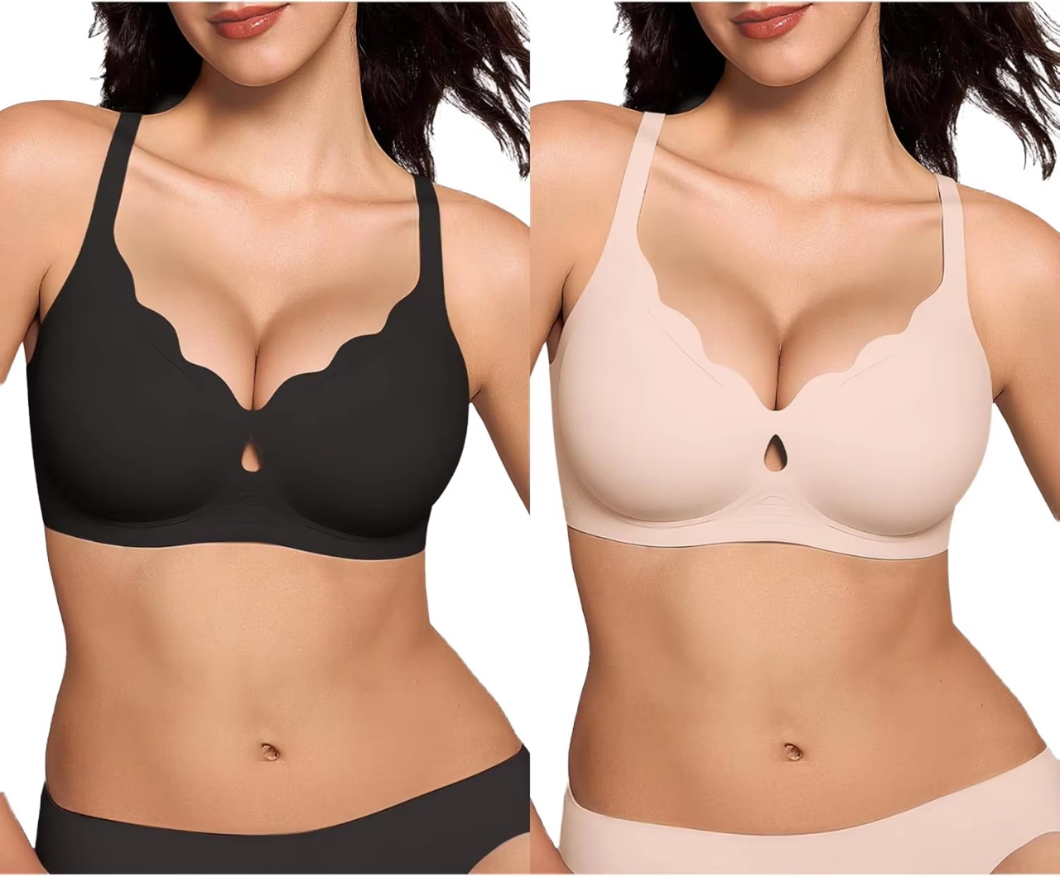 Seamless Thin Wire Free Full Coverage Bra Adjusted Straps Breathable Animal Print Lace U-Back Sexy Design Comfortable Everyday
