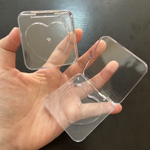 ISMAN Nuevo Diseño Transparente Cuadrado en Forma de Corazón Envase Vacío para Bálsamo Labial Estuche Compacto de Plástico para Maquillaje, Colorete y Paleta de <span class=keywords><strong>Sombras</strong></span> 5g - Product Image 1
