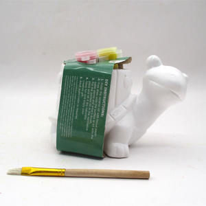 Venta al por mayor de bizcocho de cerámica personalizado sin pintar redondo <span class=keywords><strong>unicornio</strong></span> suculentas DIY macetas y jarrón <span class=keywords><strong>maceta</strong></span> decoración del jardín del hogar - Product Image 6