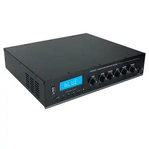 Kompakt Mini Stereo mikser amplifikatör 100W KPA-200 kullanımı için yüksek kaliteli müzik sistemi ticari amplifikatör