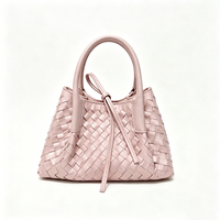 Sac à rabat pour femme en cuir PU tissé à la main, imprimé serpent, fermeture magnétique, bandoulière chaîne, grande capacité, sac à main de luxe tendance, polyester