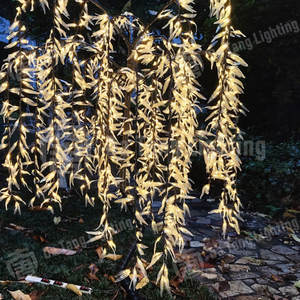 Large Willow <b>Tree</b> Led Decorative Customized Color Ip65 Waterproof For Night Economy Landscape <b>Outdoor</b> Installation Projects - Product Image 1